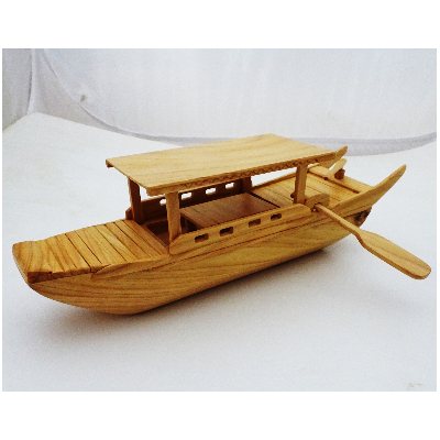 檜木模型船