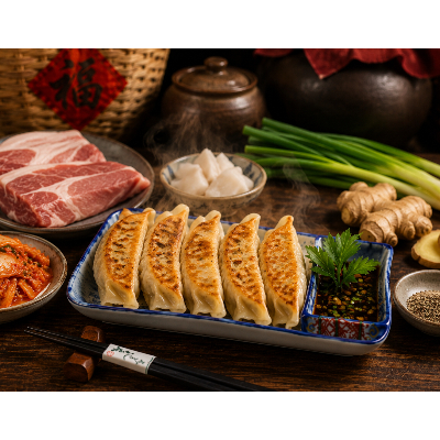 豬肉泡菜煎餃