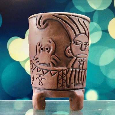 原住民雕刻杯